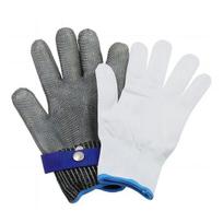 1 Pc Cut Resistant Work Glove Stainless Steel Mesh Metal Glove for Metal Fabrication Wood Working Kitchen Butcher Oyster Shucking Mandolines XL