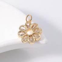 Japanese-Korean Exquisite Flower Pendant - Light Luxury & Versatile Design Jewelry