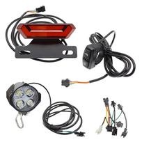 1500mm Cable Length Ebike Light Kit LED Headlight Taillight Set