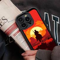 Red Dead Redemption RDR 2 Phone Case For iPhone 17 16 15 13 11 12 14 Pro Max Plus Silicone Cover Shell iPhone 16pro max