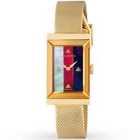 Gucci YA147410 G-Frame 34mm Geltono aukso moteriškas laikrodis 34mm auksas