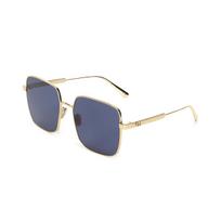 Dior Logo Square Sunglasses Unisex sunglasses Gold DIORCANNAGE-S1U Eyeglass Case+Box+Shopping Bag