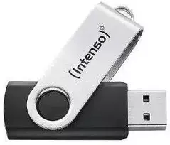 Intenso Office Line 256GB USB Stick 3.2 sidabrinis-juodas