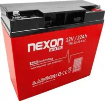 Gelio akumuliatorius Nexon AGM 12V 22Ah Long Life (12l) - gilus iškrovimas ir ciklinis veikimas