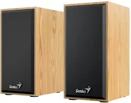 Kompiuterio kolonėlės Genius SP-HF180 garsiakalbiai, 6W, raudoni, mediniai