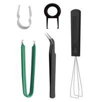 5 Piece Keyboard Maintenance Kit Keycap Puller, Switches Extractor, and Tweezers for Mechanical Keyboards Cleaning Kit 1