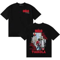 Rapper TIAKOLA MELO Graphic Tour  Unisex Retro ONeck Streetwear Tshirts Hip Hop Short Sleeve Clothing Oversized Tshirt Unisex M