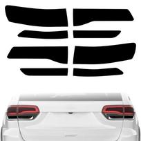 8Pcs Rear Tail Light Vinyl Tint Film Overlay For Jeep Grand Cherokee 2014 - 2021