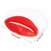 Big Lip Prop Red Lips Prank Stuff Cosplay Props Big Lips Prank Toys Sausage Mouth Decor Facial Cover Latex Photo Funny Props raudona