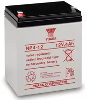 Akumuliatorius YUASA NP4-12 (4Ah, 12V, F1, VRLA, AGM)