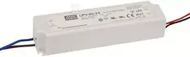 Impulsinis maitinimo šaltinis LED 12V 60W 5A IP67, Mean well, LPV-60-12