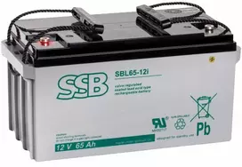Akumuliatorius SSB SBL 65-12i 12V 65Ah AGM nereikalaujanti priežiūros