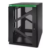 APC NETSHELTER 18U SIENINIS RACK DĖŽUTĖS SPINTELĖS ŠONINIS MONTAVIMAS NMŠ GYLIS