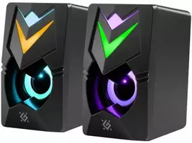 Kompiuterio kolonėlės PC Speakers 2.0 DEFENDER J4 2.0 6W LED USB juodas