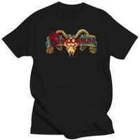 Retro  Game Shadowrun Video Game Fan T Shirt S juoda