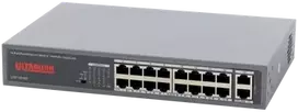 Šakotuvas Pulsar USF1816P komutatorius PoE FastEthernet, 16xPoE, 2xUpLink