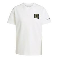 Adidas National Geographic Co branded Section T Shirt Unisex KC5417 M balta