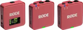 Rode Microphones Wireless GO (3 kartos), mikrofonas - rožinis