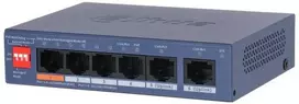 Dahua PoE šakotuvas valdomas100Mbps 4portų+2G uplink