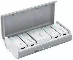 Belaidis Mikrofonas - DW40 7Ryms "iRay" 2.4GHz 100m Nuotolis 4 Siųstuvai Baltas