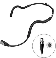 Mikrofonas - KIMAFUN WP88 Atsparus Vandeniui Ausinių Mikrofonas Mini XLR 3pin