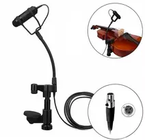 Mikrofonas - Kimafun CX200 Kondensatorinis Smuiko Mikrofonas Mini XLR 3-pin 40Hz-16kHz