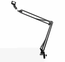 Mikrofono Stovas - Rayyu Reguliuojama Rankena 70cm 3/8" Sriegis Juoda