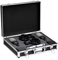 AKG C214 stereo komplektas - didelės diafragmos kondensatorinių mikrofonų stereo komplektas