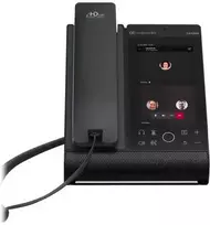 „AudioCodes Teams C470HD Total Touch“ IP telefonas su PoE GbE ryšiu, IP telefonas, juodas, laidinis ragelis, stalinis, „Android“, TFT