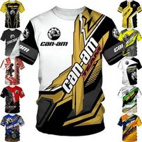 BRP Can-Am 3D Print Men Moto T-shirt Quick Dry Breathable S