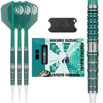 Target Darts MIRACLE Gen7 Volframiniai 2BA Minkšti Dartai Mirai Suzuki Parašas 21.5g pilka spalva