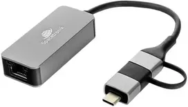 Spacetronik Karta LAN 2.5Gbps adapter USB-C USB 3.0 na RJ45