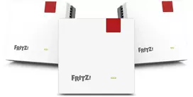 Maršrutizatorius FRITZ! Set 1700 3er-Pack, Repeater - baltas/pilka, Wi-Fi 7 with bis zu 3,6GBit/s