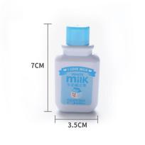 1 vnt Pieno buteliukas nešiojama korekcinė juosta Kawaii White Corrector Reklaminės dovanos raštinės reikmenys Studentų prizo mokyklos biuro reikmenys mėlyna