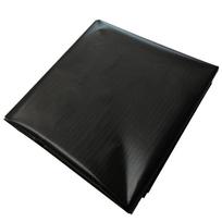 Juodos spalvos laidus anglies vario audinys nuo radiacijos, mažinantis EMF, RF ekranuojantis, Faraday audinys, blokuojantis elektromagnetines bangas 0.5 meter long juoda
