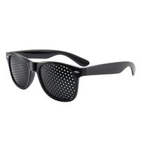 Naujas regėjimo patobulinimas Anti Astigmatizmas Pinhole Akiniai nuo saulės Dekoratyviniai veidrodiniai mada Retro tendencija Korėjos versija Pinhole akiniai