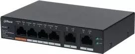 Šakotuvas SWITCH POE CS4006-4GT-60-V2 4 PRIEVADŲ DAHUA