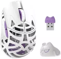 WL Mouse WL Pelė WLMOUSE Beast Miao Pelė žaidimams, Omron Optinė Switches – baltas