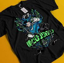 Deku marškinėliai My Hero Academia Bakugo Katsuki marškinėliai Anime Midoriya Dabi Shoto marškinėliai 3XL