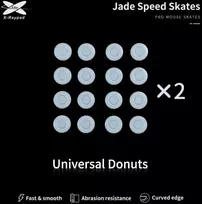 X-Raypad Jade DIY Skates Universal Donuts Pilkas 40 vnt. (⌀9.5 x 0.8 mm) (Pilki) Pakaitiniai Pelė Feet