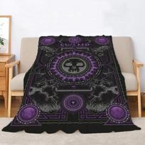 Magic the Gathering Kawaii Blanket King Size Bed Blankets & Throws Microfiber Bedding Knitted Plaid Home Interior Beach Towel 30x40in