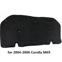 Sulankstomas siuntimas 2004-2021 m. Toyota Corolla 9-osios 10-osios 11-osios 12-osios MK9 10 11 12 automobilio variklio dangčio šilumos izoliacijos medvilnė Garso izoliacija Other