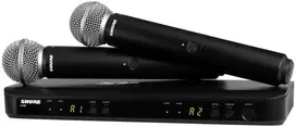 „Shure BLX288E/SM58-H8E“ – belaidė sistema su imtuvu ir dviem SM58 mikrofonais