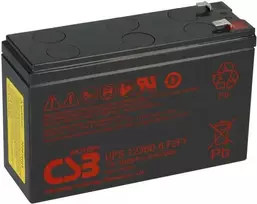Csb Battery Akumuliatorius 12V 360W@5min 7.1Ah @C20 Pb F2(+), F1(-) CSB