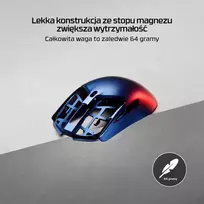 HyperX Pulsefire Haste 2 S pelė Granatinė