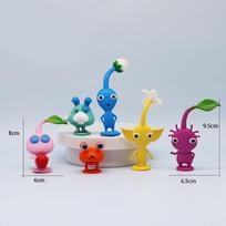 6/12vnt./rinkinys Veiksmų Anime PIKMIN figūrėlė Kapitonas Olimaras PIKMIN veiksmo figūrėlė PVC kolekcinis modelis Lėlė Žaislai, skirti vaikams Gimimo datai white