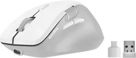 Speedlink LIBERA įkraunama belaidė BT pelė, tyli, balta