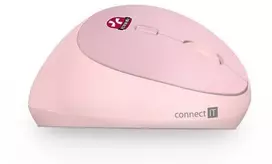 Pelė Connect IT CONNECT IT FOR HEALTH LADIES Rožinis Belaidė pelė pionowa ergonomiczna rožinė