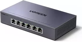 Šakotuvas Switch Ugreen przełącznik ethernet 6-Portowy 1Gb/s su PoE - pilka