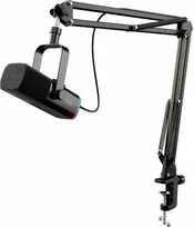 FIFINE MI14 XLR/USB dinaminis stalinio strymo mikrofonas su reguliuojamu laikikliu